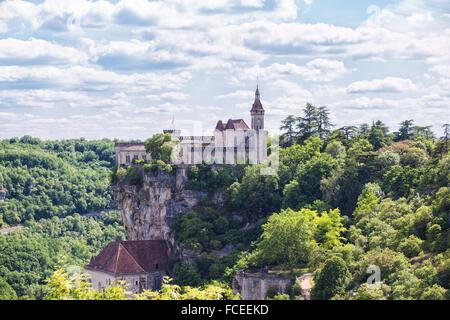 Château de Rocamadour, Lot, France Banque D'Images