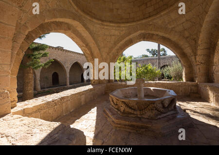 Monastère Ayia Napa, Chypre. Le site culturel de plus à visiter dans la ville, le bâtiment actuel date d'environ 1500. Banque D'Images