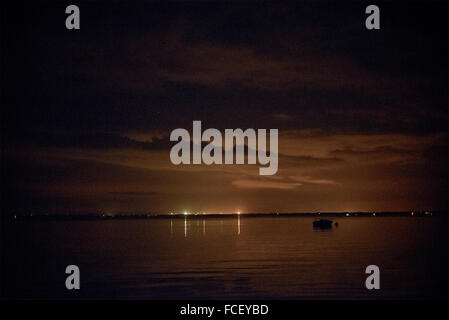 Port distant Lights Carlisle Banque D'Images