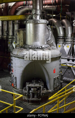 Muskegon, Michigan - Les consommateurs de l'énergie du B.C. Cobb centrale au charbon. L'usine devrait fermer au printemps 2016. Banque D'Images