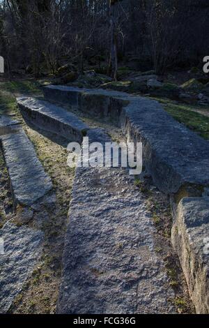 La PROVINCE DU BERRY, GEORGE SAND, la Vallée Noire Banque D'Images