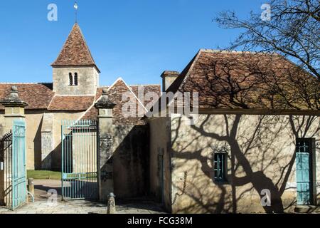 La PROVINCE DU BERRY, GEORGE SAND, la Vallée Noire Banque D'Images