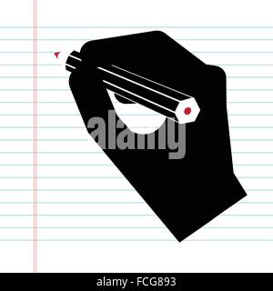 La main, vector Illustration de Vecteur