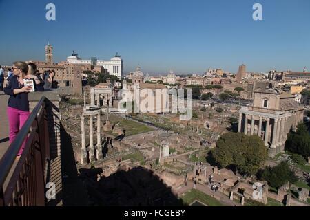 ILLUSTRATION DE LA VILLE DE ROME, ITALIE, EUROPE Banque D'Images