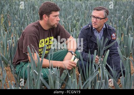 La gastronomie et l'AGRICULTURE BIOLOGIQUE, FRANCE Banque D'Images