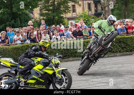 MOTORCYCLE SHOW, RUGLES, EURE (27), FRANCE Banque D'Images