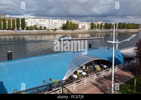 ILLUSTRATION, LEVALLOIS PERRET (92) HAUTS DE SEINE, ILE DE FRANCE, FRANCE Banque D'Images