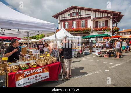 Pays basque, ILLUSTRATION (64) PYRENEES-ATLANTIQUES, Aquitaine, France Banque D'Images