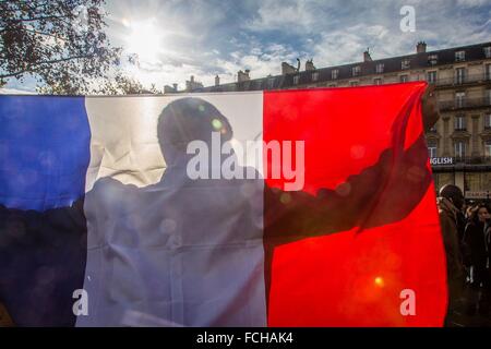 PARIS ATTAQUES TERRORISTES COMMISES PAR LES MEMBRES DE L'ISIS, l'État islamique, 11ème arrondissement, Paris (75), ILE DE FRANCE, FRANCE Banque D'Images