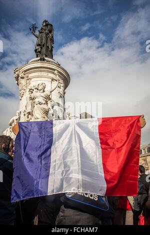 PARIS ATTAQUES TERRORISTES COMMISES PAR LES MEMBRES DE L'ISIS, l'État islamique, 11ème arrondissement, Paris (75), ILE DE FRANCE, FRANCE Banque D'Images