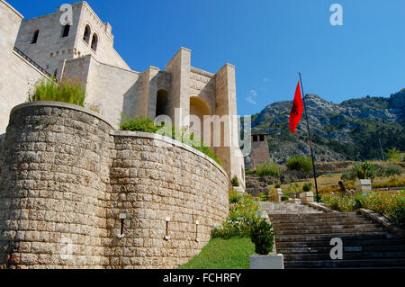 Musée Skanderbeg - Saranda - Albanie Banque D'Images