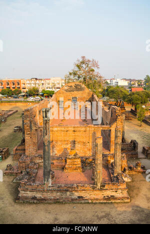 Wat Ratchaburana Ayutthaya Thaïlande Banque D'Images