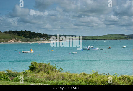 L'estuaire de Camel Cornwall Banque D'Images