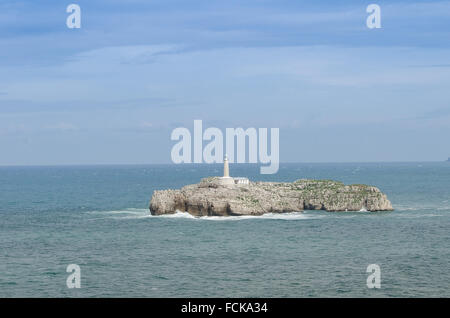 Santander au phare du littoral. Cantabrie Espagne du Nord Banque D'Images