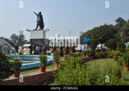 Kolkata, Inde. 23 Jan, 2016. 120e anniversaire de la naissance de Netaji Subhas Chandra Bose a célébré à Kolkata. Credit : Tanmoy Bhaduri/Pacific Press/Alamy Live News Banque D'Images