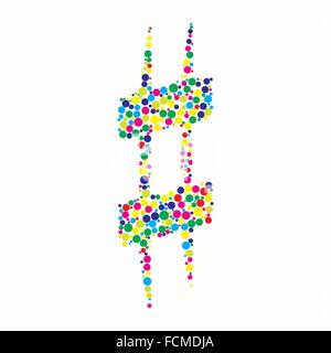 Illustration d'un signe de couleur Sharp Illustration de Vecteur