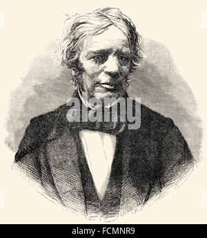 Michael Faraday, 1791 - 1867, un scientifique anglais Banque D'Images