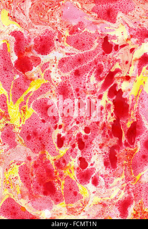 Ebru gouache fond drôle de couleur. Abstract pattern colorés pour la conception Banque D'Images