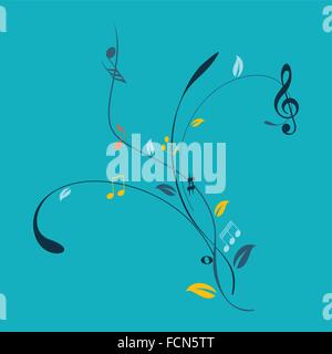 Notes de musique Illustration de Vecteur