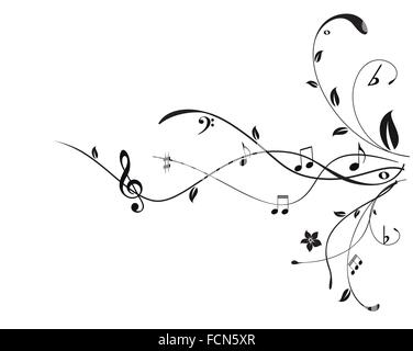 Notes de musique Illustration de Vecteur