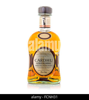 Réserve d'or de Cardhu Single Malt Scotch Whisky Banque D'Images