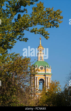 Clocher en monastère Novospassky, Moscou, Russie Banque D'Images