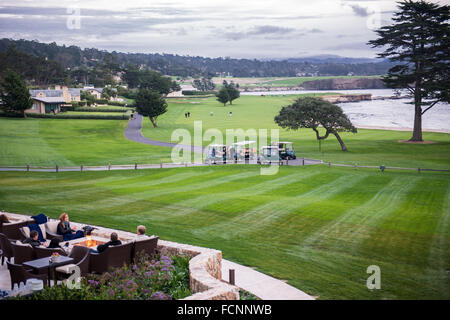 Parcours de golf de Monterey Banque D'Images