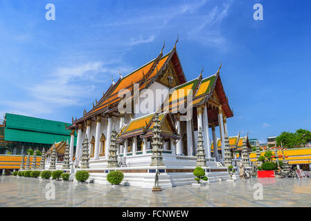 Wat Suthat , Bangkok , Thaïlande Banque D'Images