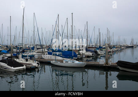 Le port de Santa Barbara Banque D'Images