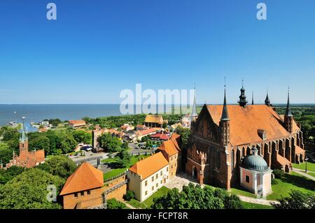 Basilique de consigner vos bagages l'Assomption de la Bienheureuse Vierge Marie et de Saint André, Frombork, Pologne Banque D'Images