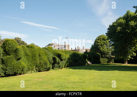 Jardins du Château de Walmer Banque D'Images