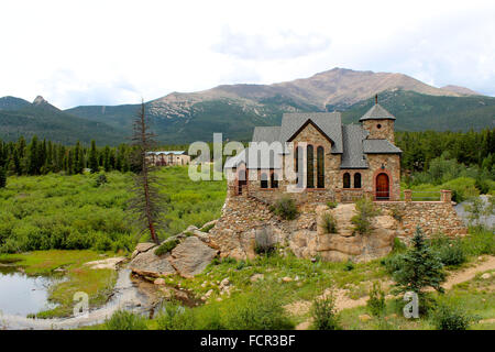 Chapelle sur le Rock, Colorado Banque D'Images