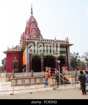 Temple déesse hindoue dans Darbhanga, Inde Banque D'Images