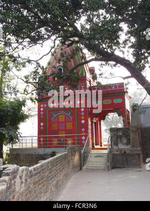 Temple déesse hindoue dans Darbhanga, Inde Banque D'Images