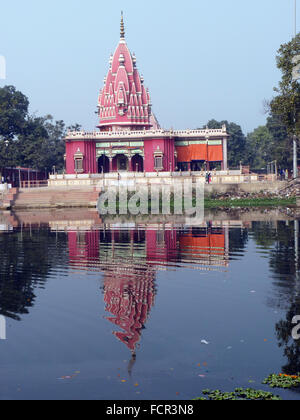 Temple déesse hindoue dans Darbhanga, Inde Banque D'Images