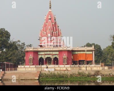 Temple déesse hindoue dans Darbhanga, Inde Banque D'Images