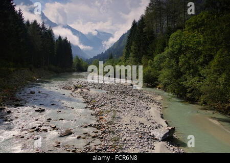 Val Genova in den Dolomiten, Alpen - Val Genova en Dolomites, Alpes Banque D'Images