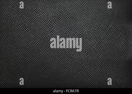 La texture de cuir noir Banque D'Images