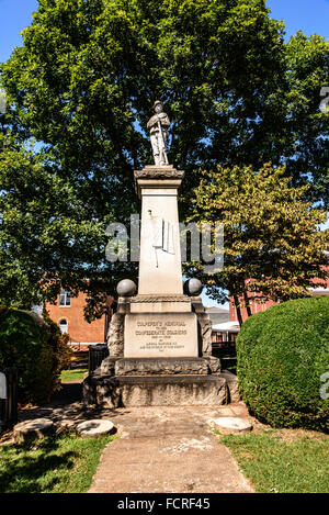 Confederate Memorial, Culpeper County Courthouse, à l'Ouest Rue Davis, Culpeper, Virginie Banque D'Images