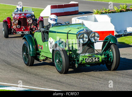 1931 Talbot AV105 appartenant à Nicholas Pellett et conduit par lui au Goodwood Revival de 2015 Banque D'Images