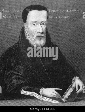 WILLIAM TYNDALE (c 1494-1536) traducteur de la Bible en anglais Banque D'Images