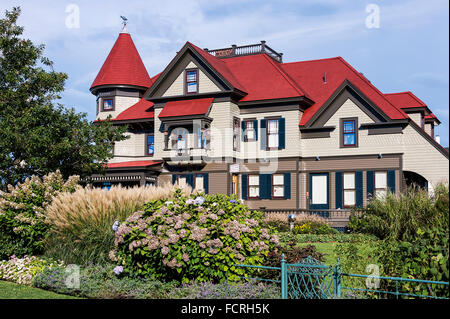 Maison Corbin-Norton, Ocean Avenue, Oak Bluffs, Martha's Vineyard, Massachusetts, USA Banque D'Images