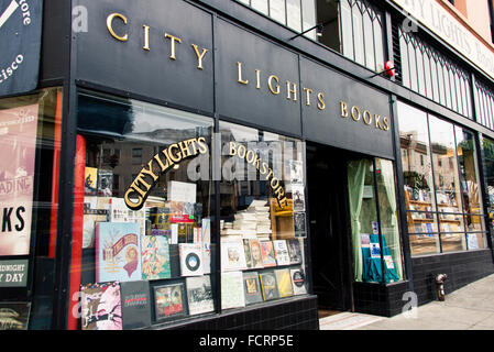 City Lights Bookstore, San Francisco, Californie Banque D'Images