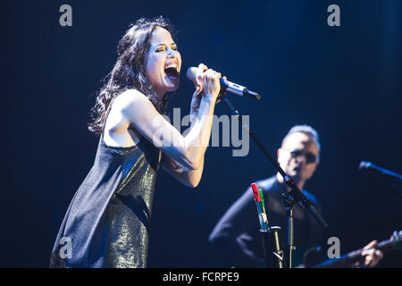 Manchester, UK. 24 janvier, 2016. 24 janvier 2016 - The Corrs effectuant à la Manchester Arena sur leur UK Tour 2016 Credit : Myles Wright/ZUMA/Alamy Fil Live News Banque D'Images