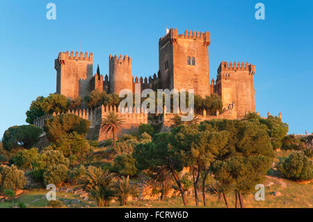 Château, Almodovar del Rio, province de Cordoue, Andalousie, Espagne, Europe Banque D'Images