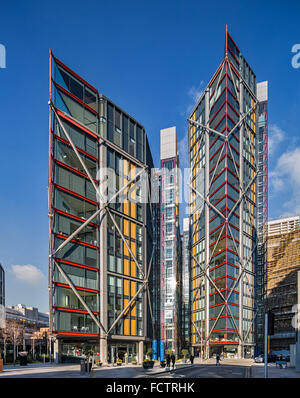 Neo Bankside Apartments conçu par Rogers Stirk Harbour  + Partners et sélectionné pour le prix Stirling d'Architecture RIBA Banque D'Images