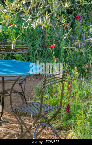 Un jardin du parfumeur à Grasse par L'Occitane conçu par James basson. RHS Chelsea Flower Show 2015. Banque D'Images