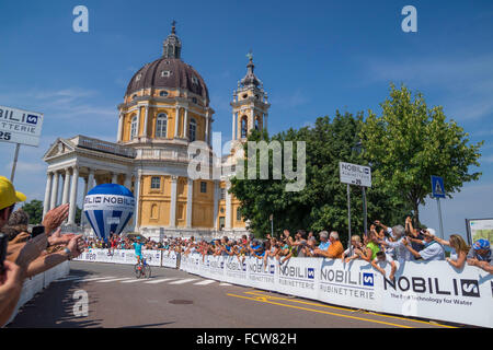 Vincenzo Nibali gagner l'édition 2015 du Championnat d'Italie de cyclisme Banque D'Images