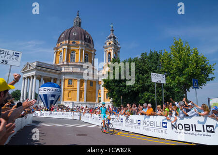 Vincenzo Nibali gagner l'édition 2015 du Championnat d'Italie de cyclisme Banque D'Images