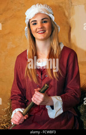 Alloway, l'Ayrshire, UK. 25 Jan, 2016. Pour célébrer le 257th anniversaire de Robert Burns, le monde célèbre le 18e siècle Scot Bard, son chalet à Alloway dans Ayrshire a été décoré pour ressembler à un cadeau d'anniversaire. Le chalet, Alloway cimetière et près de musée sont les principales attractions touristiques et au cours de l'anniversaire, événements spéciaux et 'Burns Suppers' ont lieu au chalet. Credit : Findlay/Alamy Live News Banque D'Images